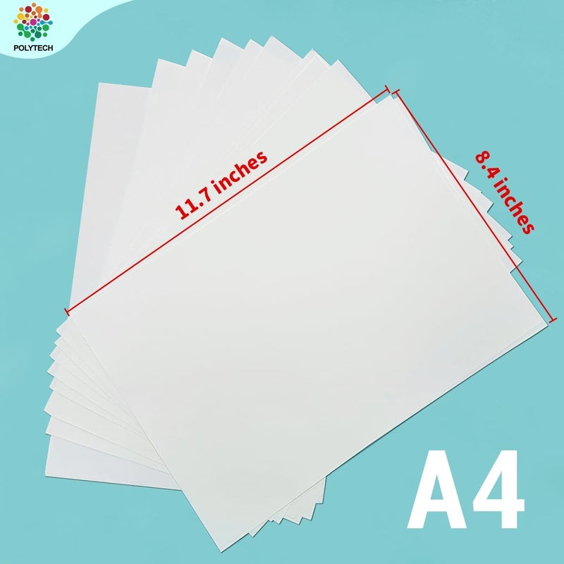 Polytech Sublimation Paper, 8.5x11, 50 Sheets, Heat Transfer Paper for All Sublimiation Blanks, For All Sublimation Printer and Ink, For Tumblers, Magnet Blanks, Ceramic Ornaments, Light T-Shirt,125G - Image 5